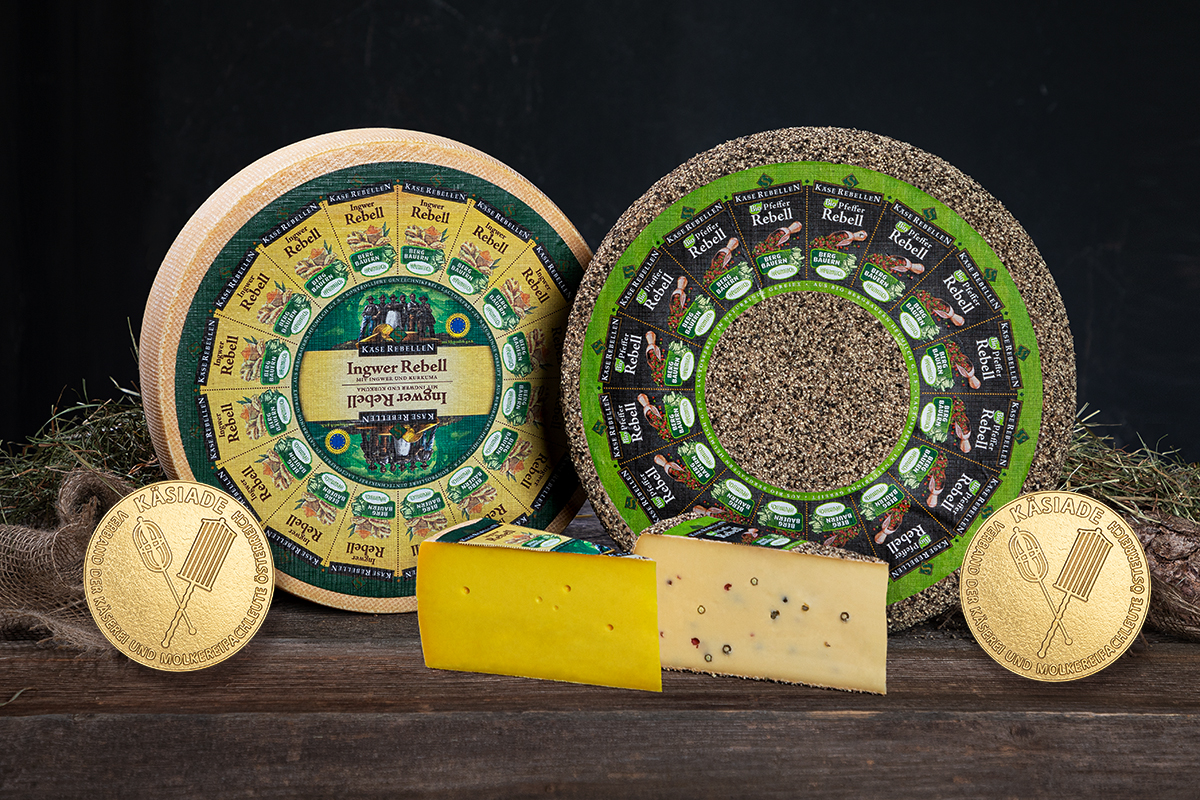 Leckerer Ingwer und Pfefferkäse mit Auszeichnung.